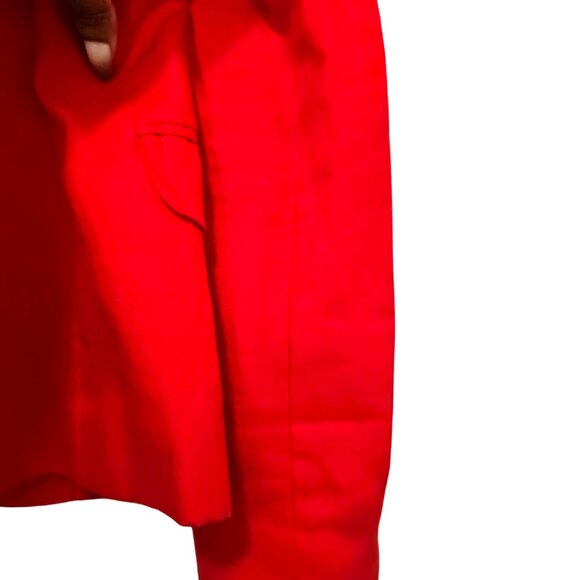 J.Crew Orange Linen Schoolboy Blazer – Size 6 - Picture 5 of 8